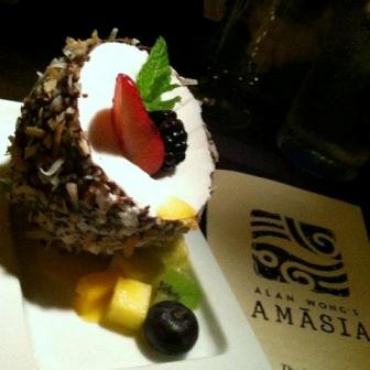 Small Coconut Dessert at Amasia